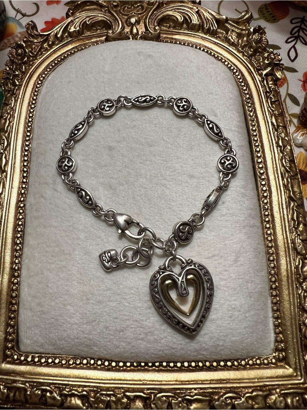 Brighton Ellington Heart Charm Bracelet